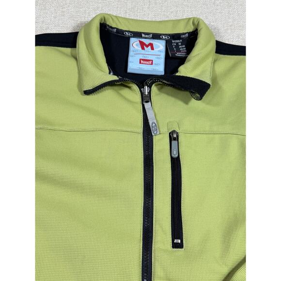 Marker Women Medium Green Black Zip Front Long Sleeve Lightweight Cycling Jacket - Picture 10 of 11